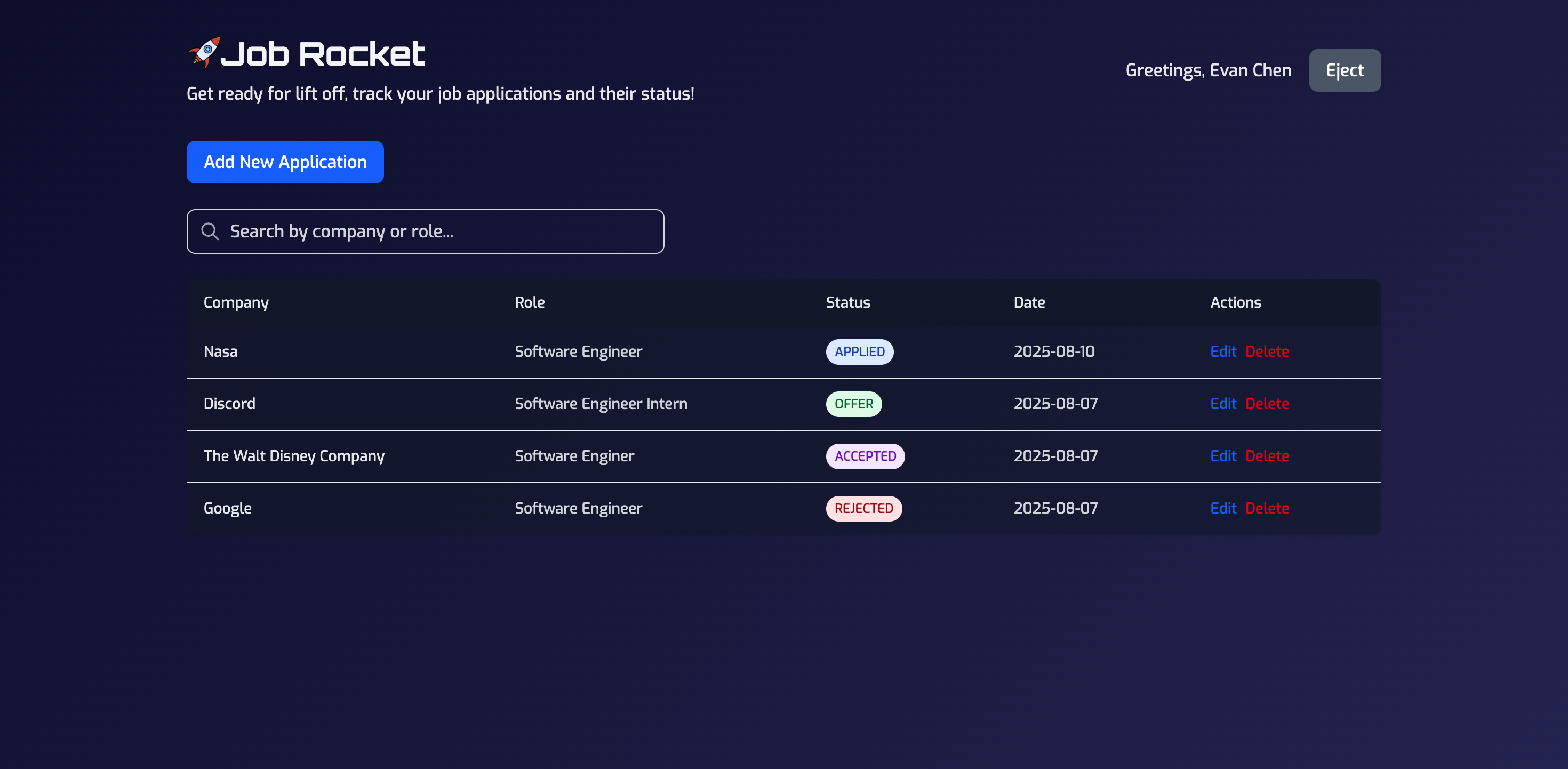 Job Application Tracker